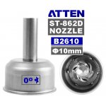 ATTEN B2610 NOZZLE CYCLON ST-862D ισια μύτη 10mm επαγγελματικού σταθμού ζεστου αέρα